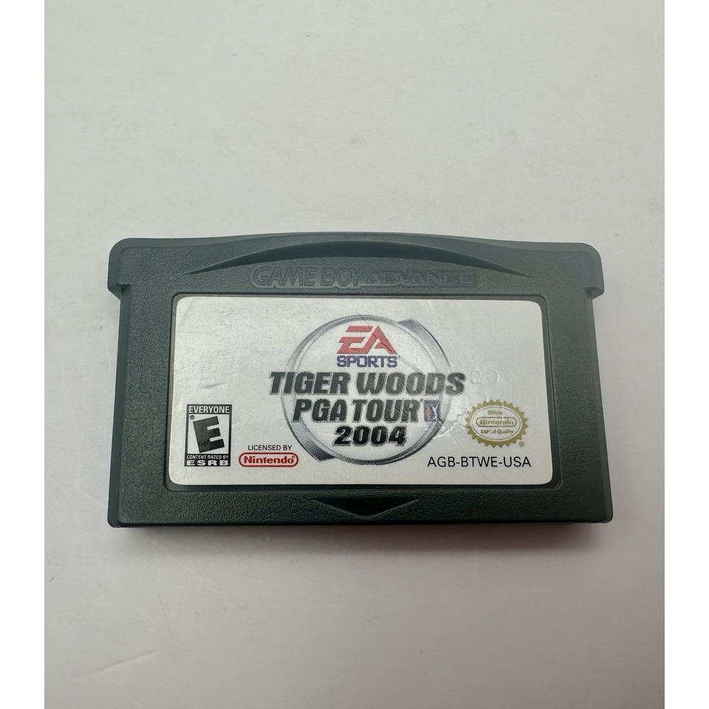 Tiger Woods PGA Tour 2004 Nintendo Game Boy Advance 2003 Cartridge VGC
